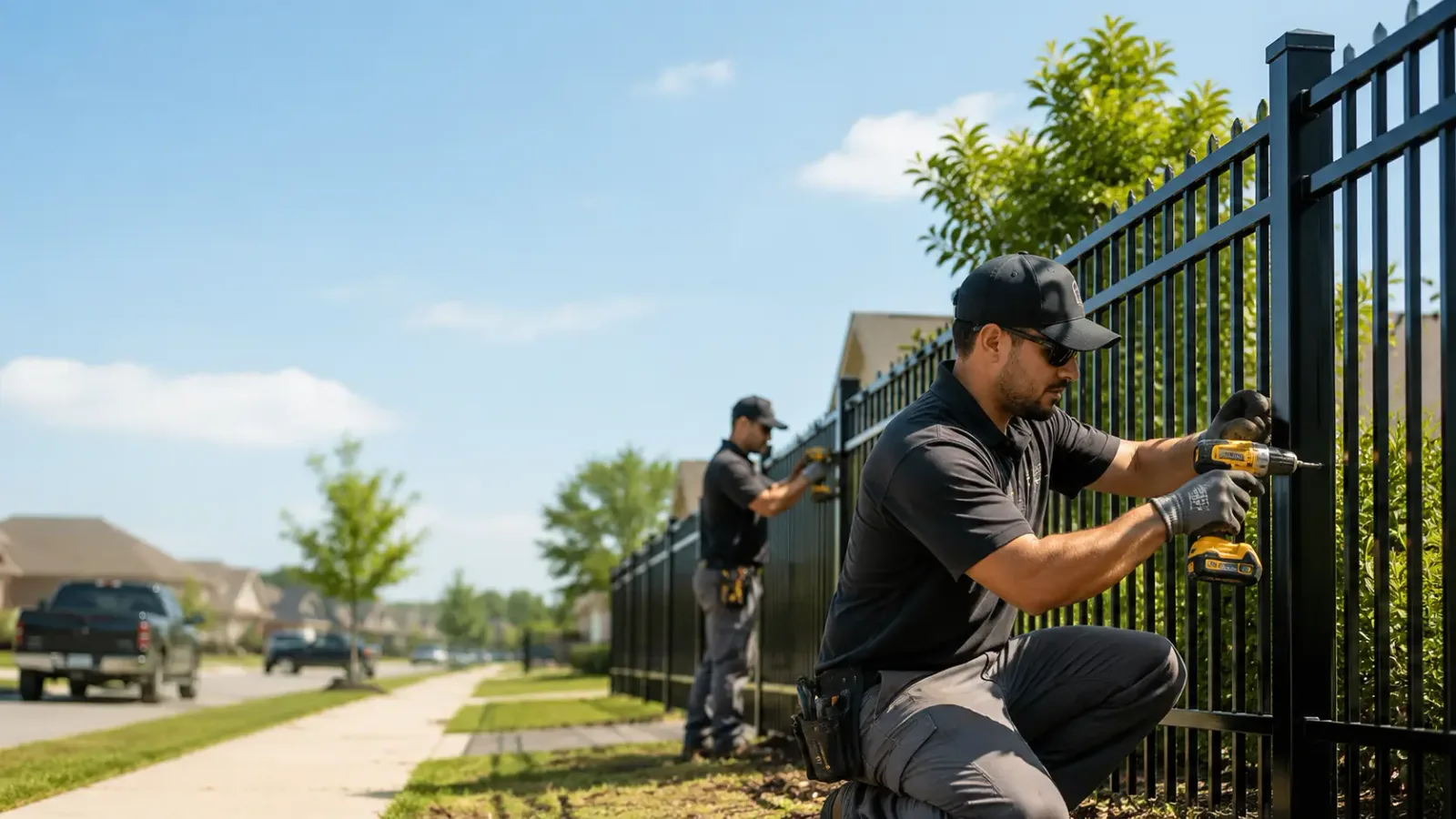 Metal Fence Installation in Casscoe, AR